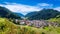 Alpine scenery surrounding the Austrian village of Nauders