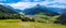 Alpine scenery surrounding the Austrian village of Nauders