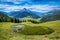 Alpine scenery surrounding the Austrian village of Nauders