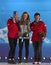 Alpine skiing slalom medal ceremony