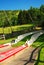 Alpine Slide down a mountain