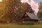 Alpine style traditional countryside house