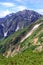 Alpine terrain of the Northern Alps in Japan