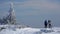 Alpine Touring Skiers in Martinske hole, Mala Fatra, Slovakia