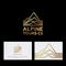 Alpine Tours Company logo. Mountain Travel Agency emblem. Mountain peaks and letters.
