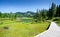 Alpine Trail and Meadow, Strathcona Provincial Park, Vancouver Island, British columbia, Canada