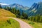 Alpine Trail in Switzerland