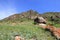 The alpine valley near the Karakol city, Kyrgyzstan