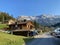 The Alpine village of Eigenthal in the Eigental river valley - Canton of Lucerne, Switzerland Kanton Luzern, Schweiz