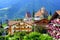 Alpine village Schenna, Meran, South Tyrol, Italy