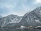 Alpine villages Hallstatt in Austria winter season snow mountain colorful house landscape