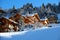 Alpine wooden chalet