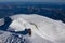 Alpinist attempting the Montblanc summit in the Alps