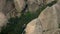 Alpinists Climbing at Ulsanbawi Rock. Mountain in Seoraksan National Park, South Korea