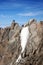 Alpinists on a top of cliff