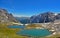 Alps, lakes in the mountains