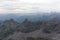 The Alps. Landscapes. pointed spiky rock peaks