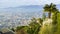 Alps and Lugano city from lookout point