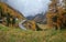 Alps mountain  countryside view from Felbertauern Strasse high alpine road, Austria