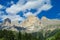 Alps mountain landscape in summer