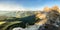 Alps Mountain panorama in Dolomiti Alps