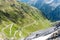 Alps mountain road Passo dello Stelvio