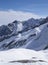 Alps mountain top panorama
