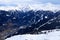 Alps Mountains and Alpine Village in the valley (Austria)