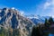 Alps mountains of Berner Oberland with Jungfrau peak