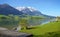 Alps mountains panorama