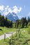 Alps panorama Garmisch-Partenkirchen Bavaria Germany