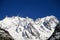 Alps snow panoramic view Monte Bianco