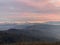 Alps summits in winter seen from Uetliberg Zurich