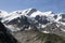 Alps in Switzerland with Glacier lake near Susten