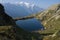 Alps view from the Lacs de Cheserys