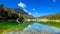 Alpspitze view from lautersee in mittenwald