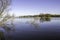 Alqueva Dam lake. It impounds the River Guadiana.