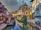 Alsace. Colorful traditional houses in Colmar,France