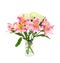 Alstroemeria lily flowers