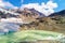 Alta Valmalenco IT - Aerial view of the Fellaria glacier