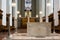 Altar area at Church of Our Lady in Bavaria