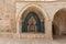 The altar  in area the House Kiva - Armenian cemetery in the Armenian quarter of the old city in Jerusalem, Israel