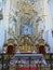 Altar baroque church of the Holy Cross , Sazava monastery , Czech Republic , Europe