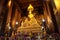 Altar Buddha in temple