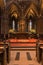 Altar of chancel area at Glasgow Cathedral, Scotland UK.