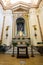 Altar of the church of the sacred stones inside the collegiate church of the cathedral of Bolsena  Italy