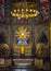 Altar with consecrated host in Catholic church in Guadalajara, M