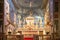 Altar with crucifix in Chiesa di Ognissanti church