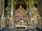 Altar decoration interior in the Zadonsk Orthodox Monastery