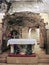 The altar at the Grotto of the Annunciation, inside the Basilica of the Annunciation, Nazareth, Israel